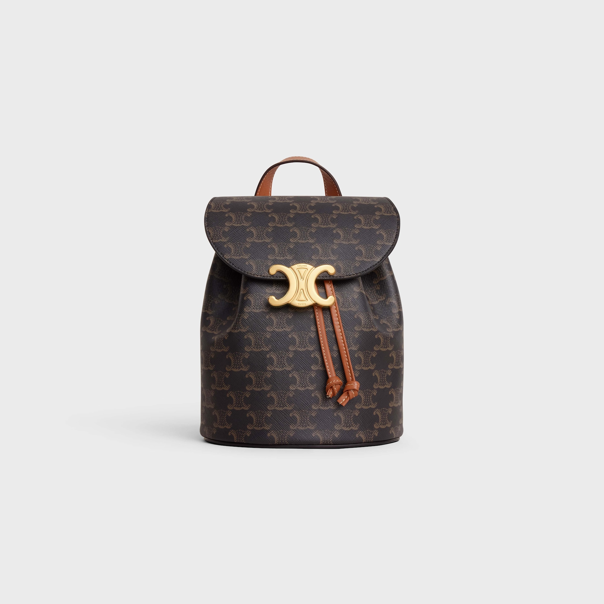 BACKPACK CELINE BONNIE IN TRIOMPHE CANVAS AND CALFSKIN - Image 1